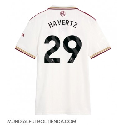 Camiseta Arsenal Kai Havertz #29 Tercera Equipación Replica 2025-26 para mujer mangas cortas Camiseta Arsenal Kai Havertz #29 Tercera Equipación Replica 2025-26 para mujer mangas cortas